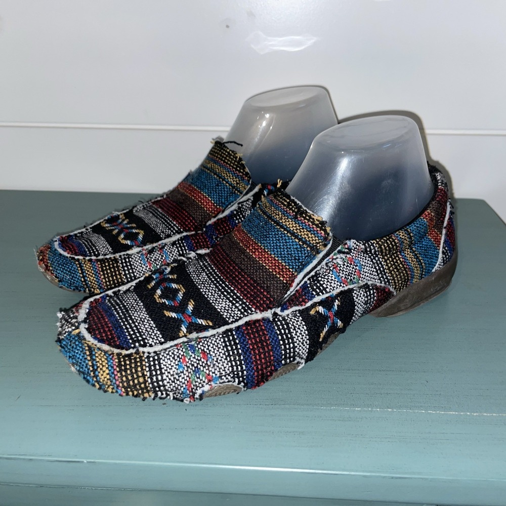 Roper Liza Women's Size 9.5 Multicolor‎ Southwest Driving Mocs 09-021-1776-0124